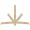 Ekena Millwork Alberta Rough Sawn Timber Gable Bracket, Douglas Fir, 96"W x 64"H x 6"D x 6"F, 16/12 Pitch GBW096X64X0606ALB00RDF - alternate 1